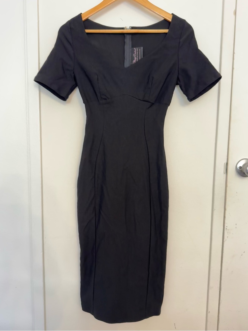Pinup Girl Shortsleeved Wiggle Dress